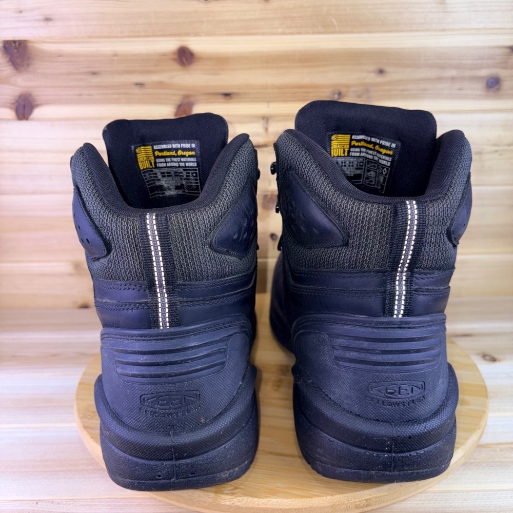 KEEN Work Boot Men 14D Black Utility Portland 6" KBF Waterproof Carbon-Fiber Toe - Picture 3 of 15